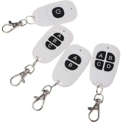 YYDS 1CH 2CH 3CH 4CH RF Wireless Remote Control 1-4 Button Transmitter 433 MHz EV1527