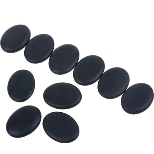 2pcs/6pcs Massage Spa Rock Basalt Stone Black Lava Natural Stone Beauty Stones Hot Sale