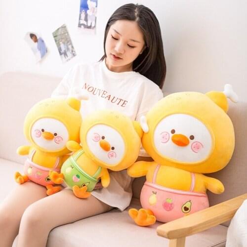 30cm/45cm Kawaii Foodie Chickens Plush Toy Soft Stuffed Cartoon Animal Doll Chicken Thigh Hat Home Decor Kids Girlfriends Gifts