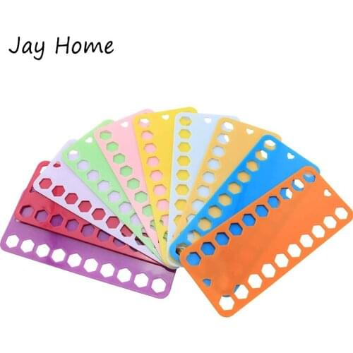 5/2Pcs Cross Stitch Thread Holder Embroidery Thread Bobbins Organizer Sewing Thread Winding Plate Board Card DIY Sewing Storage