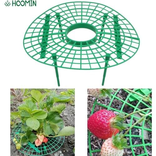 5 Pcs/Set Plastic Strawberry Growing Support Stand Plant Tray Rack Fruit Plant Flower Climbing Vine Pillar Garden Planting Rack
