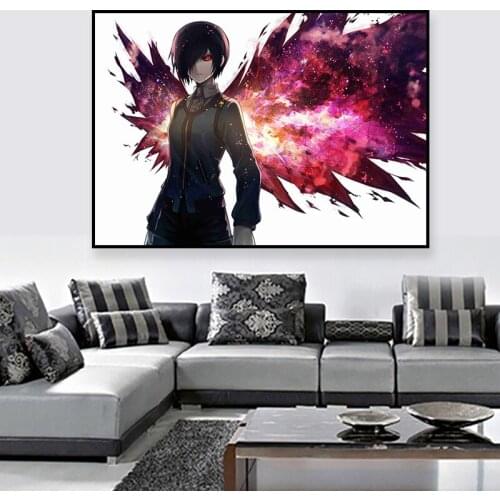 Anime Poster Tokyo Ghoul Original Design Anime Poster Wall Art Print,20 x 28 Inches,No Frame