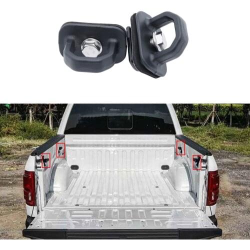 Pair Car accessories Tie Down Anchor Truck Bed Side Wall Anchors for Pickup GMC Sierra Cargo