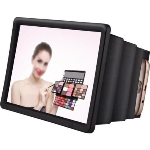 Buyincoins Foldable Mobile Phone Screen 3D HD Movie Magnifier Screen Enlarge HD Amplifier Stand #273116