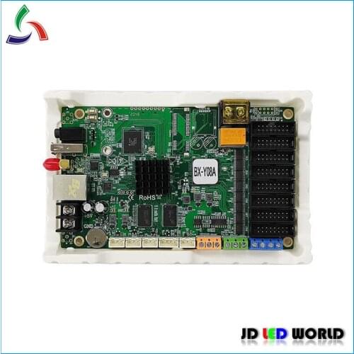 BX-Y08A Video LED Screen Multimedia Player Controller Card Support Wifi 8 Groups HUB75 Provide Second Development File