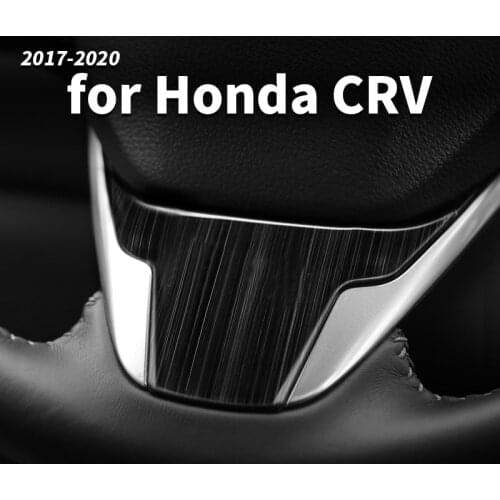 For Honda Crv CR-V 2017 2018 2020 Steering Wheel Decorative Stickers CRV Steering Wheel Modified Stainless Steel Sequins Interio