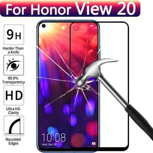 For Huawei Honor View 20 v20 Full Coverage Tempered glass Screen Protector huawey Honor V 20 View20 Protective Protection film