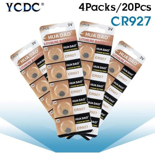 20Pieces 3v 927 Electric Toy Calculator Cr927 927 ECR927 5011LC DL927 BR927 KCR927 LM927 Remote Control LED Light Battery