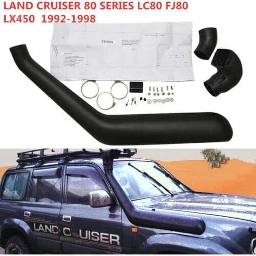 LLDPE SUV 4*4 AIRFLOW LAND CRUISER Air Intake Snorkel PIPE Kit Set FIT FOR LAND CRUISER 80 SERIES LC80 FJ80 LX450 1992-1998 CAR