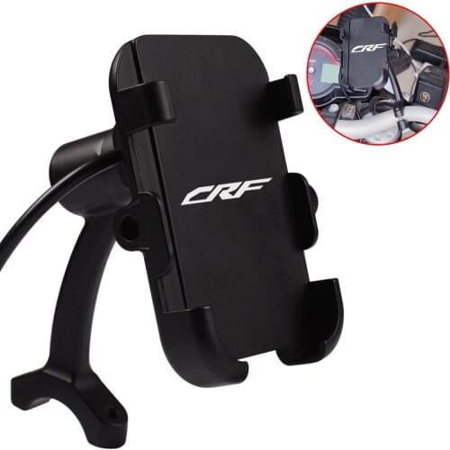 Motorcycle Phone Mount Unbreakable Handlebar Holder Fit Smartphone For HONDA CRF 150 230 250 450 1000 R F X CRF50 CRF150 CRF230