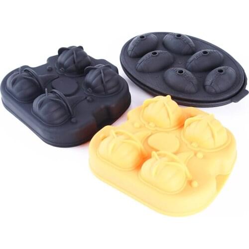 Ice Cube Pumpkin Mold Halloween Pumpkin Shaped Whisky Wine Ice Cube Tray Maker Chocolate Mould Bar Party Supplies
