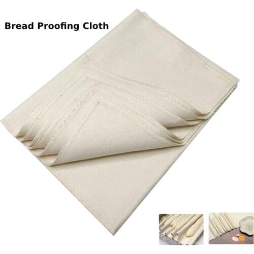 Bread Proofing Cloth Baking Couche Linen Cloth 100% Pure Cotton Pastry Baguettes Bread Towel French Stick Cloth Dough Bakers Mat