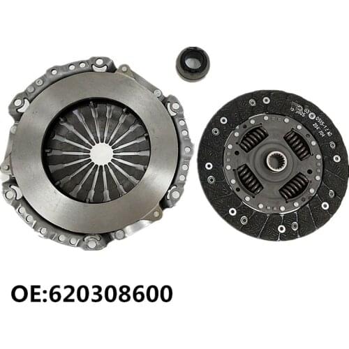3 Pieces New REPSET Clutch Kit For Peugeot 206 207 307 1.4 1.6 Bipper Citroen C2 C3 C4 Fiat 620308600,120 0261 10,320 0345 10