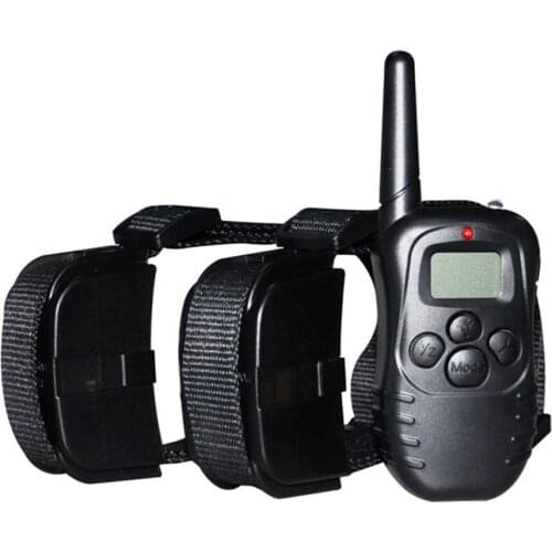 Remote Training Dog Collar - 330 Yards Warning Tone Static Shock and Vibration Pet Training Collar for 2 Dogs