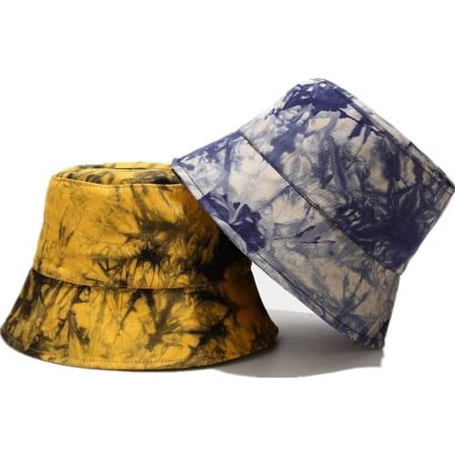 Cotton Print Bucket Hat Fisherman Hat Outdoor Travel Sun Cap Hats for Men and Women 283