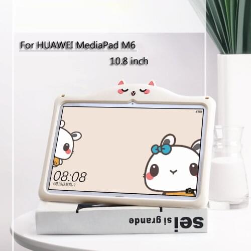 Stand Silicon Protective Shell/Skin For Huawei Mediapad M6 / MatePad Pro 10.8" Shockproof Silicone case for Huawei MatePad Pro