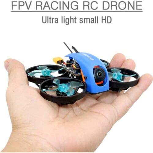 1PC SPCMAKER Mini Whale FPV Racing RC Drone Ultra Light Small 78MM 1080P HD Card Recording HD 2-S RunCam ROBIN Camera Soaring