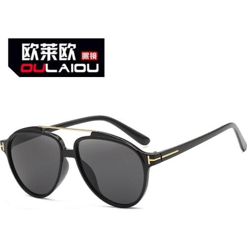 Aviation tom logo sunglasses women men 2021 uv400 black yellow leopard car driving glasses vintage oculos de sol feminino uv400