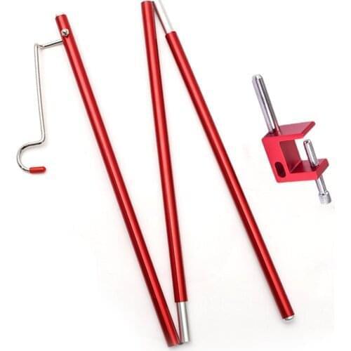 Outdoor Light Rack Camping Pole Convenient Camping Lighting Bracket Folding Lamp Post Lantern Stand Tripod Bracket Holder