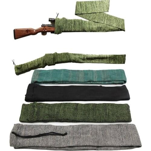 Tactical 125 Cm Knitting Gun Sock Rifle Sock Protective Cover Protective Gun Bag Case Holster Military Hunting Accessories