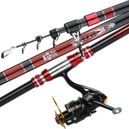 3.6M 3.9M 4.2M 4.5M Distance Throwing Pole Long Sections Rock Fishing Rod Carbon Fiber Super Hard Telescopic Fishing Canne Pesca