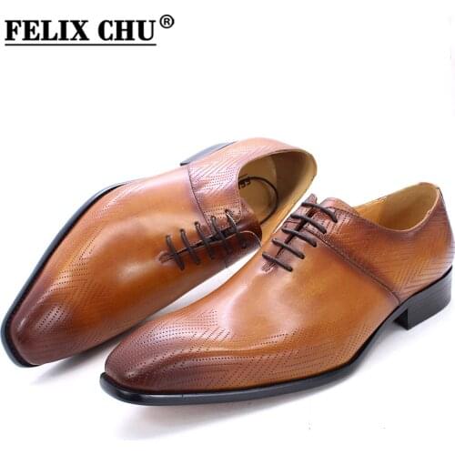 New Mens Shoes Size 6 To 13 Real Leather Dress Shoes Office Business Oxfords Lace Up Pointed Toe Classic Formal Shoes for Men
