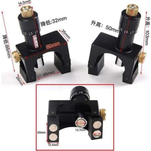 2pcs Woodworking table planing Adjustable Magnetic Planer knife Setting Device Jig Height Setter