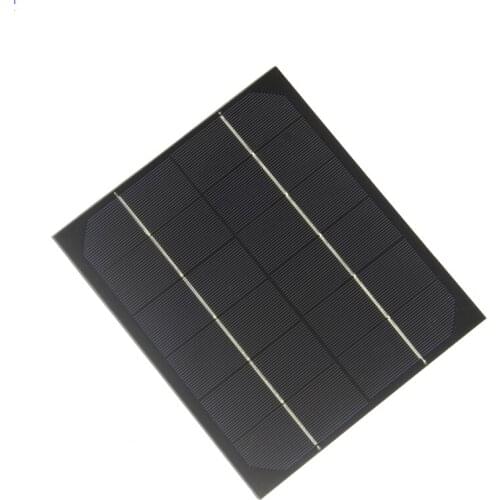 6V 6W Monocrystalline Solar Cell Battery Panel Charger For Mobile Phone Education Study Kits 10pcs/lot Free Shipping