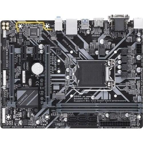 Used Gigabyte B360M HD3 desktop motherboard LGA 1151 DDR4 32GB USB2.0 USB3.1 B360 original motherboards