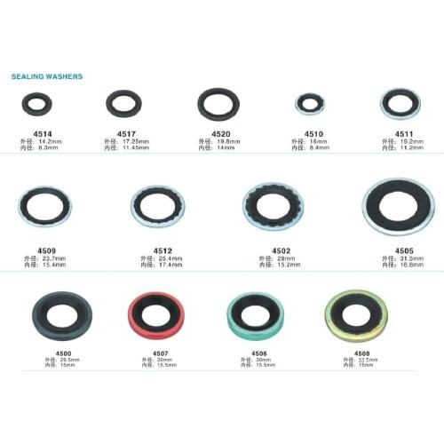 Free shipping car compressor oil seal/ LIP TYPE Rubber-mounted shaft seal R134a, SEAL WASHER , seal stamp