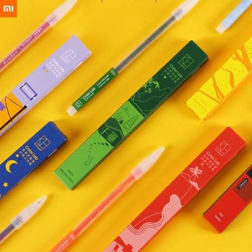 2 pcs xiaomi kinbor Colorful fiber water-based pen Smooth writing 0.3~0.5mm Multiple colors available beautiful gift packaging