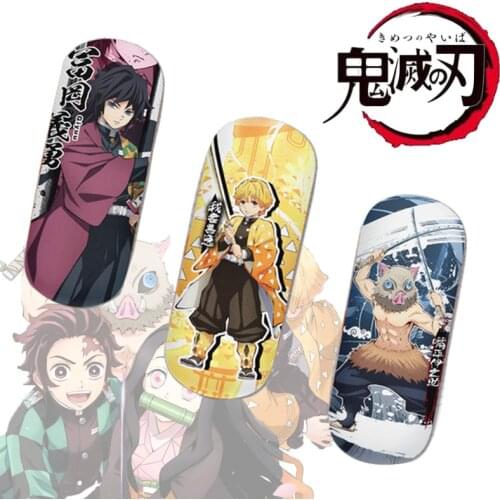 Demon Slayer Anime Cosplay Kimetsu No Yaiba Kamado Tanjirou Glasses Case Kawaii Accessories Portable Storage Box Gift