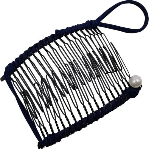 Stretch Banana Clip Double Side Lazy Women Hair Comb Easy Thick Curly Hair Styling Tool Ponytail Hair Bun Maker Accessories 2021