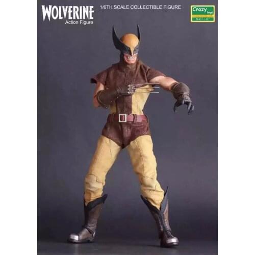 1:6 X-men Marvels Super Hero Wolverine Logan Articulated PVC Action Figure Collectible Model Toy