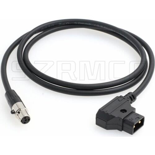 D-tap to TA4F Mini XLR 4 Pin Female Power Cable for TVLogic Monitor
