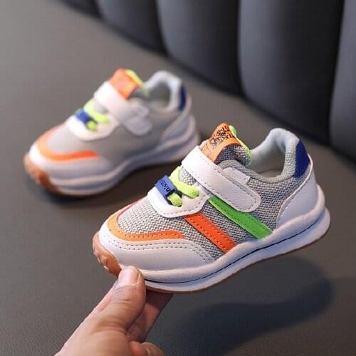 Spring Autumn Kids Shoes Breathable Mesh Sneakers Children Casual Shoes Baby Boys Girls Soft Sneakers Non-slip Toddler Trainers