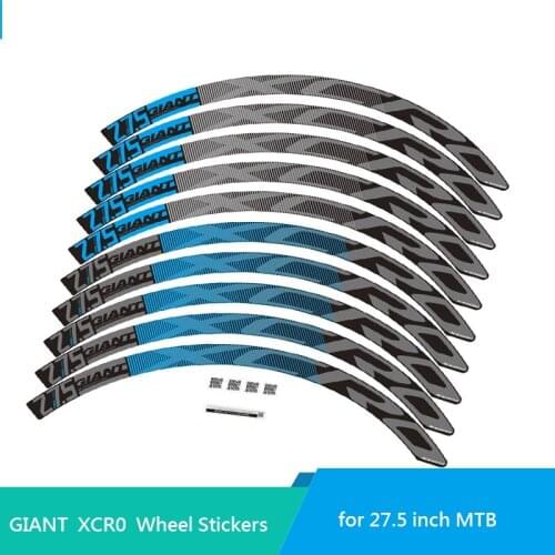 XCR0 Wheel Stickers Set, fit for 27.5inch MTB Mountain Bike Bicycle Cycling Decals