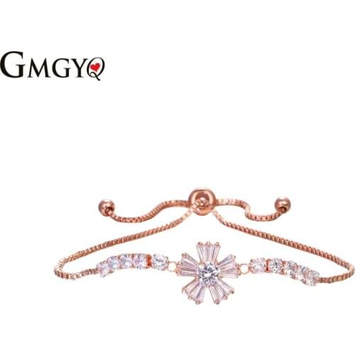 New Mode Adjustable Bracelets For Women Pulseras Mujer Moda 2018 Wedding Crystal Bracelet Charm Femme Party Friend Gift Jewelry