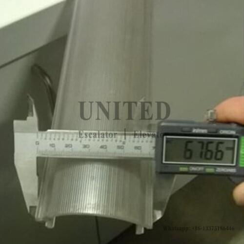 UNITED Elevator Tube Chimney Profile RTV-K Length 2000mm Straight Width 68mm DEE2210639