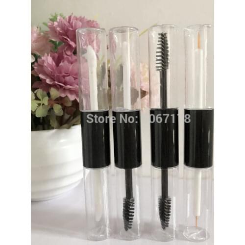 10/30/50pcs 10ml Clear Double Side Mascara Tube,DIY Empty Beauty Lip Gloss Bottle,Makeup Eyeliner Refillable Containers
