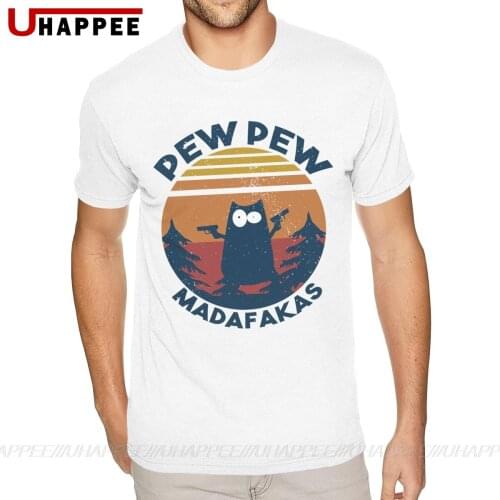 Pew Pew Madafakas Tees Shirt Teenagers Great Quality Tee Shirt Homme Short Sleeves Discount Brand Top Apparel