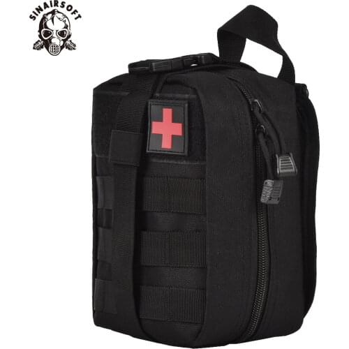 SINAIRSOFT Outdoor Tactical Medical Bags MOLLE Tactical Medical Pouch EDC Survival Emergency First Aid Bags Waist Pack RS0301