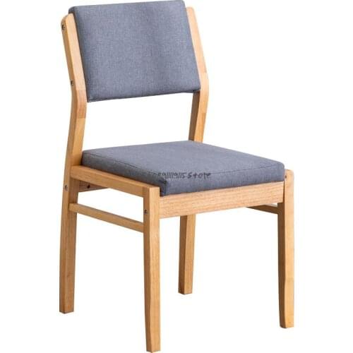 Solid Wood Chair Back, Home Desk, Computer Chair, Net Red Table, Chair, Restaurant, Modern Simple Dining Chair, Stool