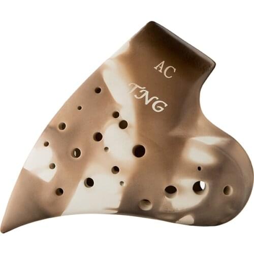 TNG Ocarina Three Pipe Progressive Musical Instruments Biscuit Firing handmade Dolomite Ceramic Professional Musique From Taiwan