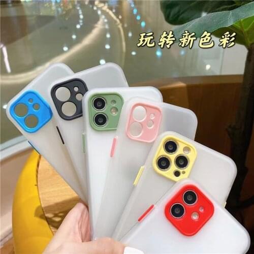 Original Color Camera Protection Case For iPhone 12 11 Pro Max X XR XS Max 7 8 Plus Cover Cases