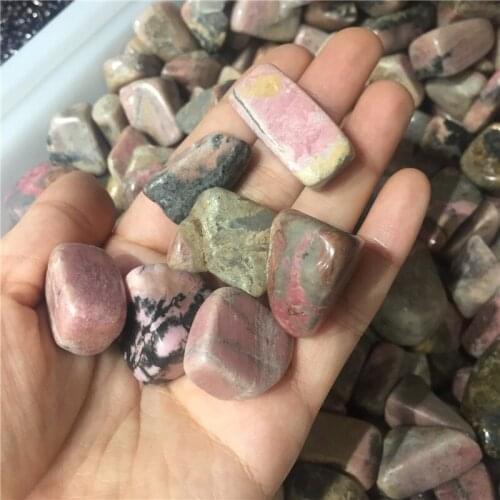 100g love stone natural stones and minerals rose stone tubled stone cute size healing crystals for home&garden decoration