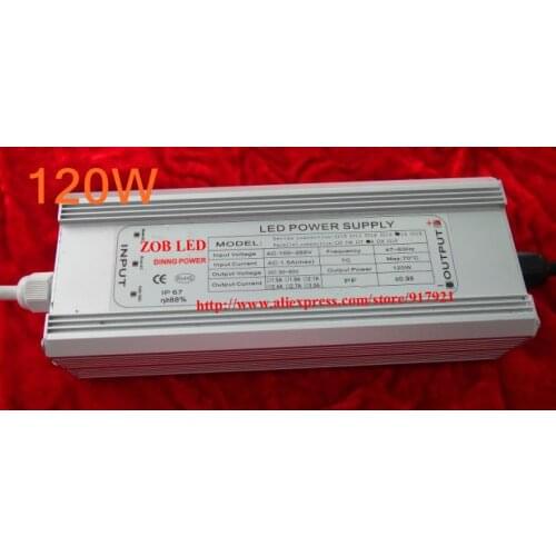 120w led driver, DC36V,3.0A,high power led driver for flood light / street light,IP65,constant current drive power supply