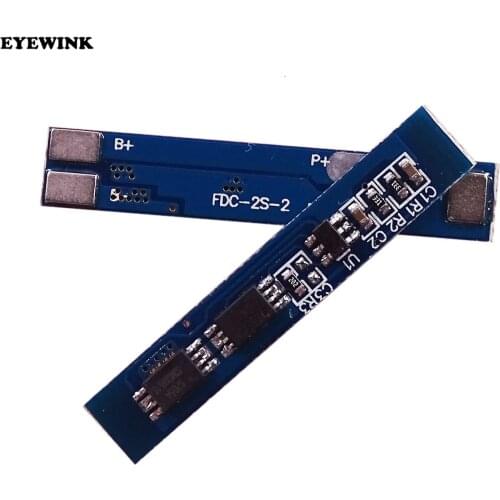 50pcs 2S 3A Li-ion Lithium Battery 7.4v 8.4V 18650 Charger Protection Board bms pcm for li-ion lipo battery cell pack