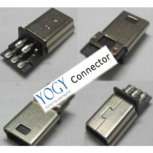 Free Shipping 50pcs Mini Male USB 2.0 Jack Connector Socket fit for USB Cable 14x7x4.5mm