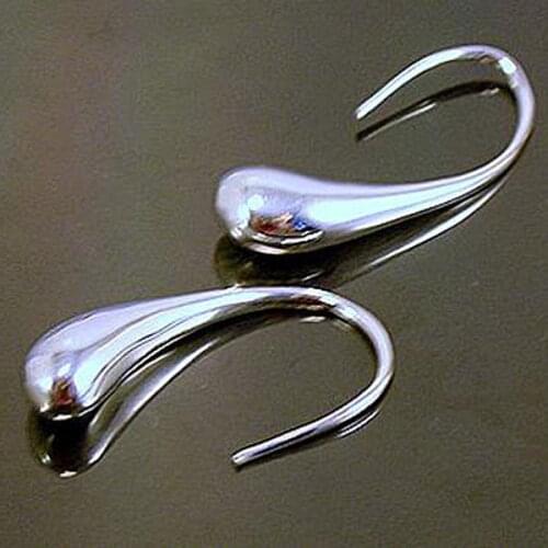 Free Shipping Wholesale fashion jewelry Earrings ,S925 Sterling Silver color Earrings . QE04